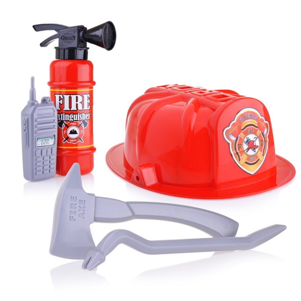 Набор пожарного с шлемом, 5 предметов
