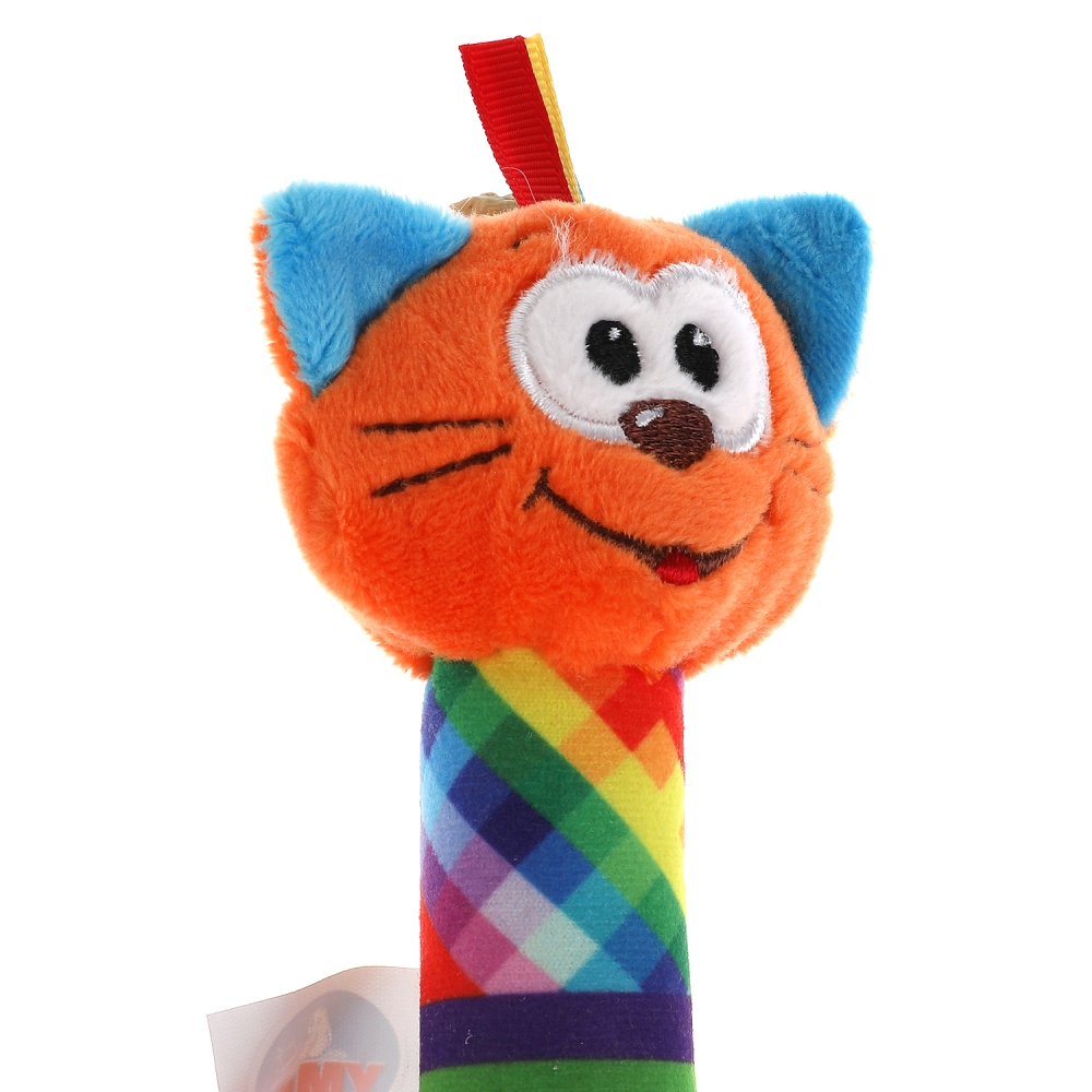 Текстильная игрушка погремушка Кот с мячиком Умка