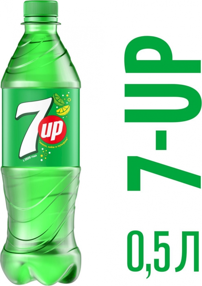 Напиток газированный 7UP Лимон-Лайм 0,5л