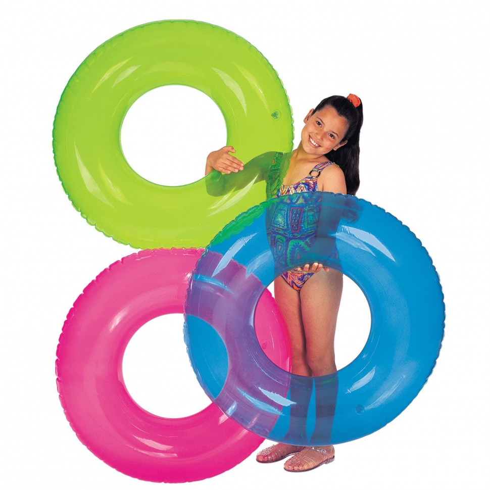Круг для плавания «Льдинка», d=76 см, от 8 лет, цвета МИКС