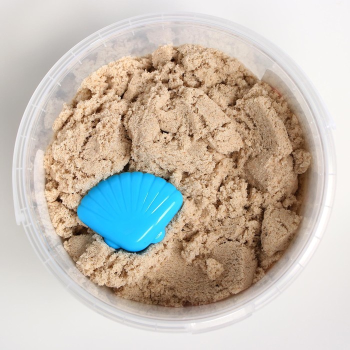 Песок для лепки «Морской», 0.7 кг + формочка