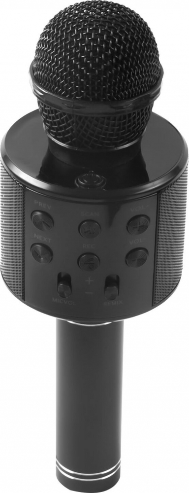 Караоке колонка с микрофоном WS-858, микрофон блютуз (bluetooth)