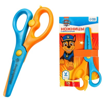 Ножницы детские 13 см, пластиковые двухцветные ручки, Paw Patrol