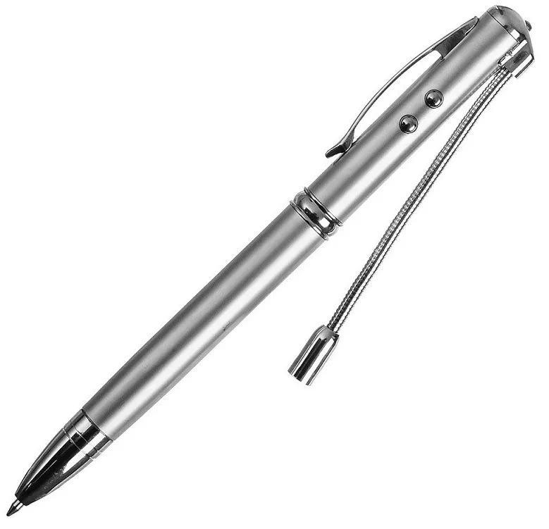 Ручка шариковая TETRA M-7324, 4 в 1, синяя с невидимыми чернилами, 0.7 мм