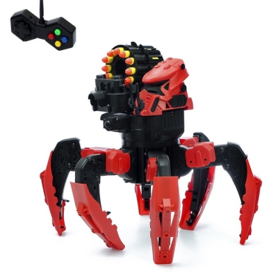 Робот радиоуправляемый «Галактический паук», стреляет мягкими пулями, цвета МИКС
