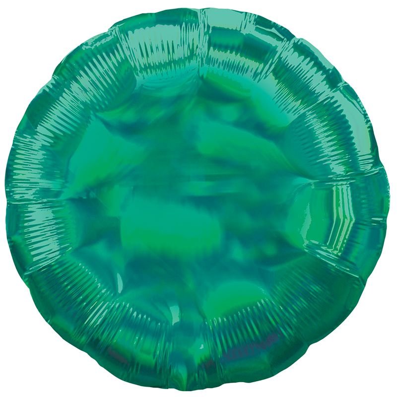 Круг Зеленый Перламутр / Iridescent Green Circle с гелием