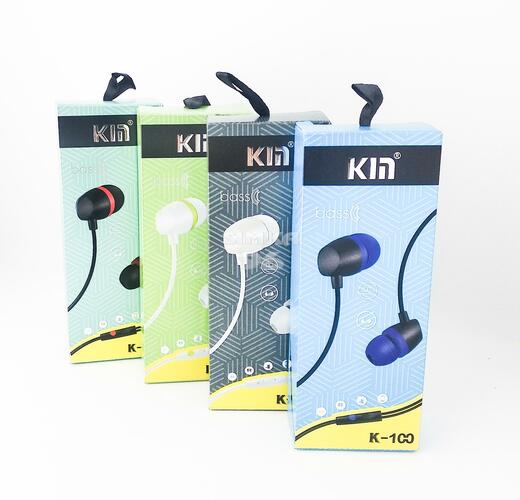 Наушники с микрофоном KiN K-100 цвет белый