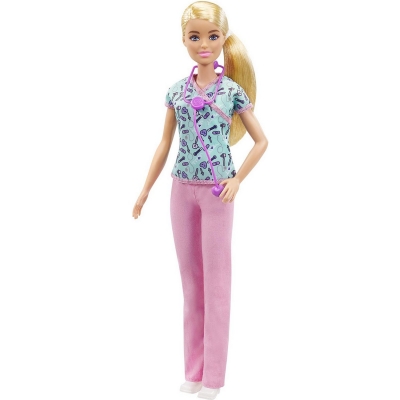 Кукла Barbie Кем быть? Медсестра GTW39