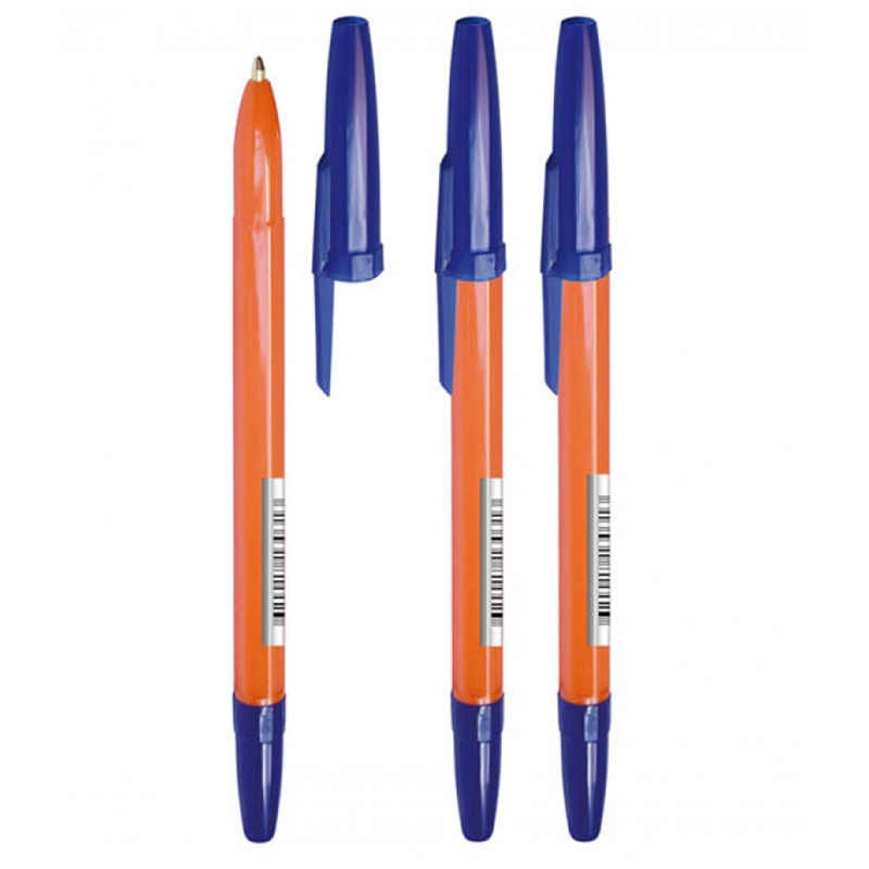 Ручка шариковая 305 синий стержень 0,7мм на масляной основе